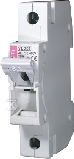 Rozłącznik bezpiecznikowy VLD01 10A 1P 002261002 - obrazek 1