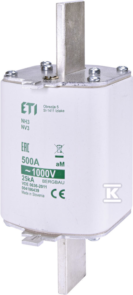 Wkładka bezpiecznikowa - NH2C aM 250A/690V - silnikowa 004185419 - obrazek 1