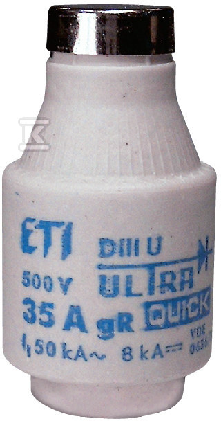 Wkładka topikowa ultraszybka DIII UQ GR 50A 500V 004323002