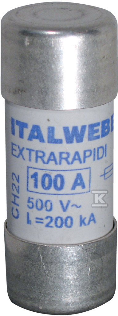 Wkładka topikowa ultraszybka CH22 AR 63A / 690V 002645021 - obrazek 1