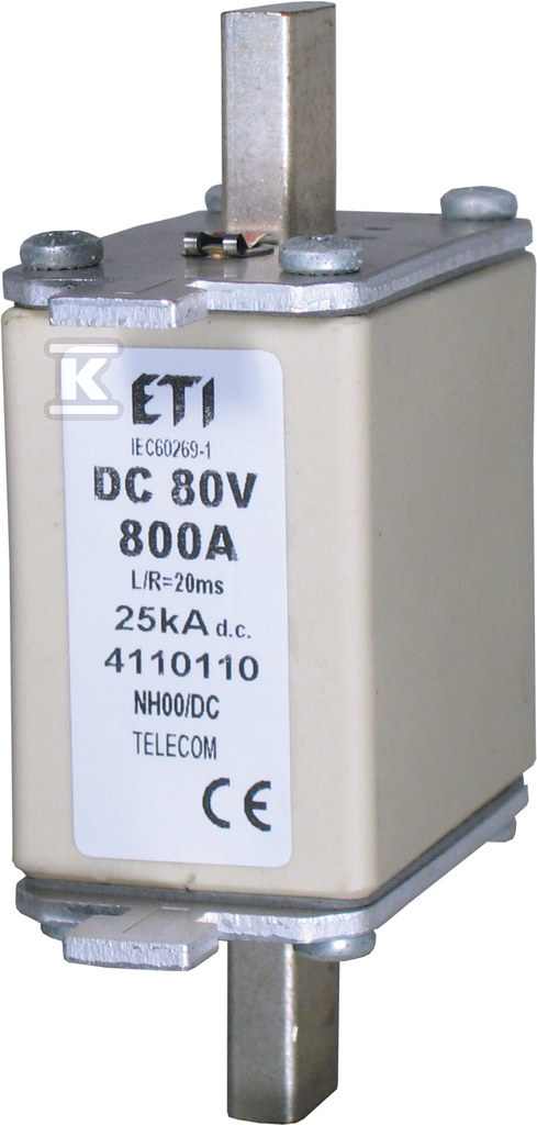 Wkładka bezpiecznikowa - NH00 160A/80V DC - DC 004110106 - obrazek 1