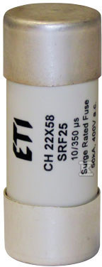 Wkładka topikowa cylindryczna SRF CH22X58 SRF25-I /400V 002646010 - obrazek 1