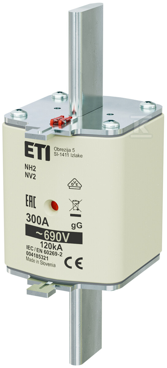 Wkładka bezpiecznikowa - NH2 gG 300A/690V - zwłoczna 004185321 - obrazek 1