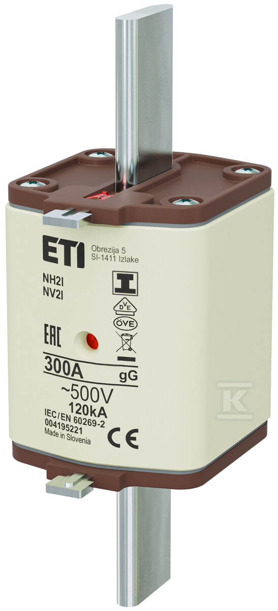 Wkładka bezpiecznikowa - NH2/I gG 300A/500V - zwłoczna / zaczepy izolowane 004195221 - obrazek 1