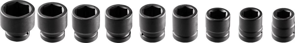 Nasadki udarowe 1cala 27‑50 mm zestaw 9 elementów 12‑105 - obrazek 1