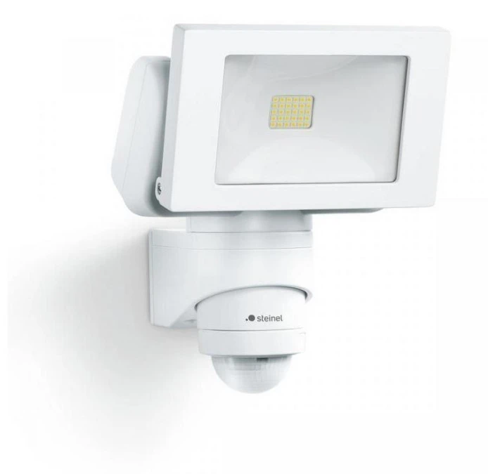 Naświetlacz z czujnikiem Steinel LS 150 S LED PIR 13,7W 4000K 1375lm IP44 IK03 230V biały / aluminium ST052553 - obrazek 1