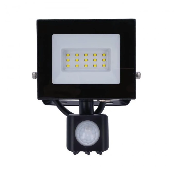 Naświetlacz DORAN LED 10W z czujnikiem, 4000K barwa neutralna, 735lm, IP65, 220‑240V EDO777674 EDO
