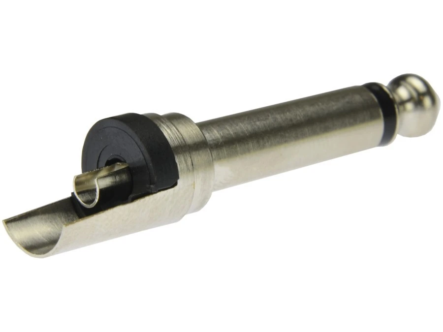 NEUTRIK Wtyk instrumentalny Jack 6,3mm Mono na kabel do 7,0mm niklowany czarny NP2X‑BAG - obrazek 2