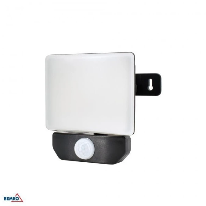 Naświetlacz LED LFX 10W 4000K 900lm IP65 czarny CZ. PIR C65‑LFX‑010BL‑4K‑PIR - obrazek 1