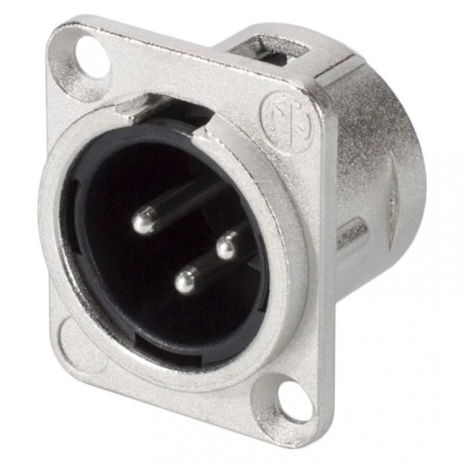 NEUTRIK Gniazdo tablicowe XLR(m) 3pin - obrazek 1