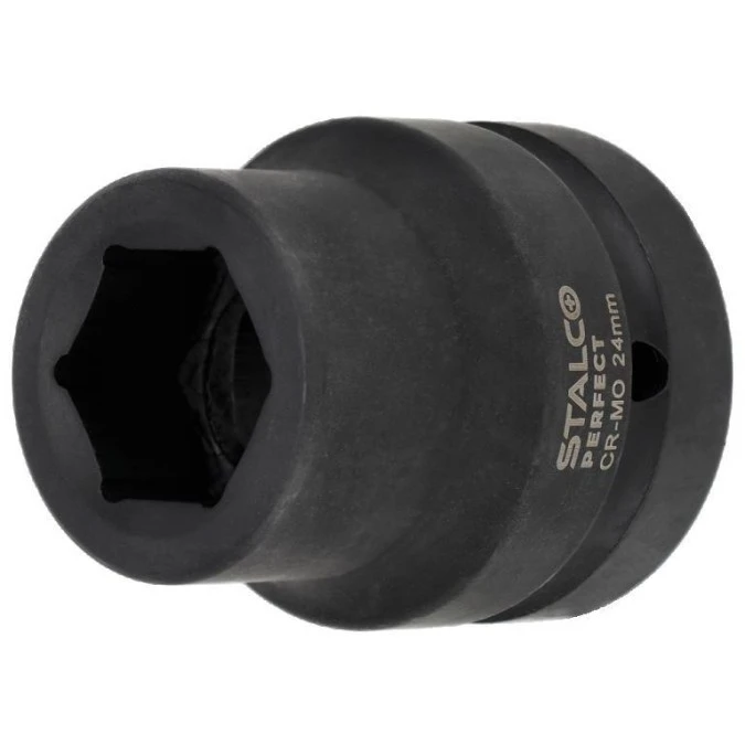 Nasadka udarowa sześciokątna 1” 30mm Cro‑mo STALCO PERFECT S‑85139 - obrazek 3