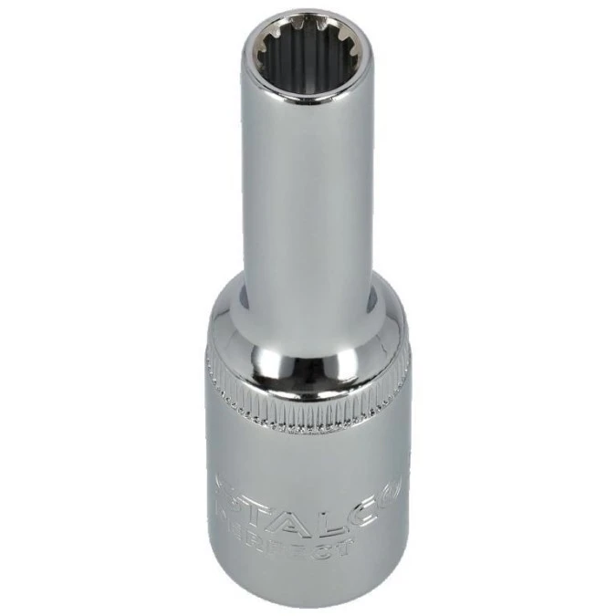Nasadka Spline głęboka 1/2” 11mm CrV STALCO PERFECT S‑85477 - obrazek 1