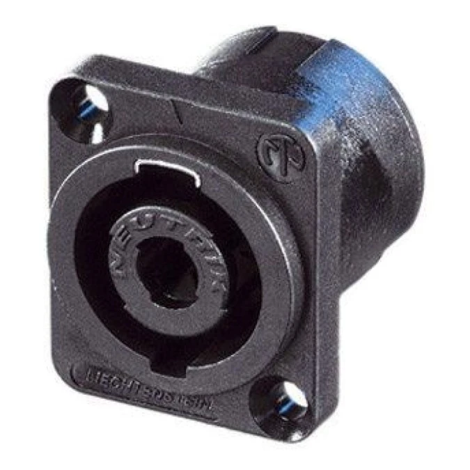NEUTRIK Gniazdo tablicowe panelowe Speakon 4‑pin czarne NL4MPXX - obrazek 1
