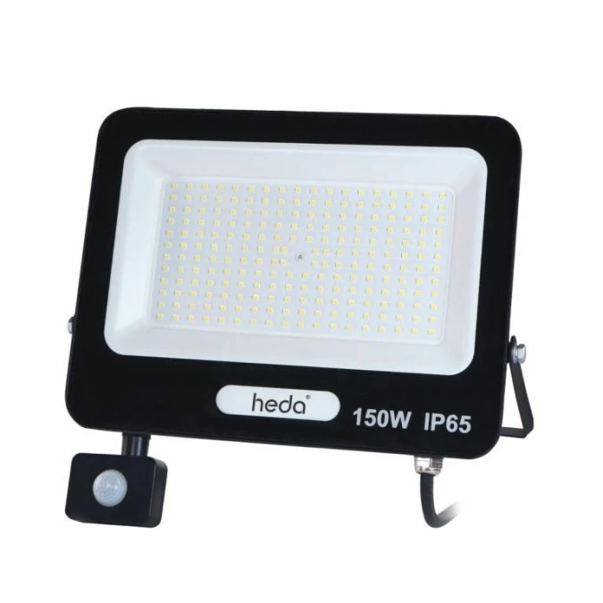 Naświetlacz projektor LED 150W 15000lm 6000K IP65 PIR czujnik ruchu 120D - obrazek 1