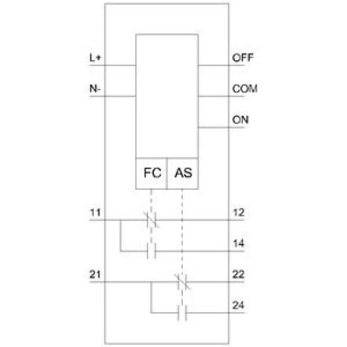 Napęd zdalny Power 12‑30V AC / 12‑48V DC styk pomocniczy 1P alarmowy 1P 5ST3055 - obrazek 3