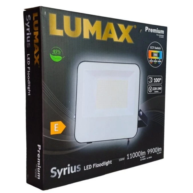 Naświetlacz LED Syrius projektor CCT 100W 11000lm 3000K/4000K/6000K IP65 IK08 - obrazek 3