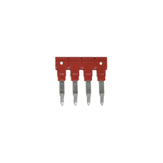 Mostek grzebieniowy OPK 6mm2 czerwony 4 polowy, T0‑1947‑1060128 - obrazek 1