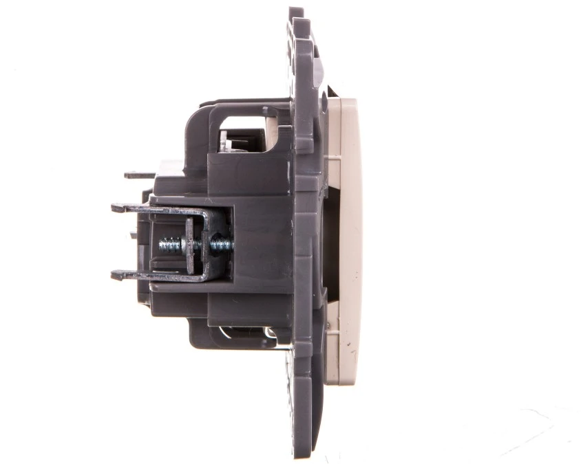 NILOE Gniazdo pojedyncze z/u 16 A 250 V kremowe 764640 - obrazek 2