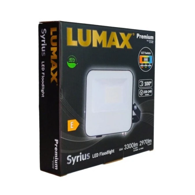 Naświetlacz LED 50W CCT 3000‑4000‑6500K IP65 LUMAX SYRIUS LFL503 - obrazek 3