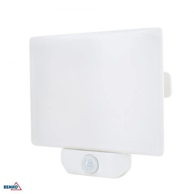 Naświetlacz LED LFX 50W 4000K 4500lm IP65 biały z czujnikiem ruchu C65‑LFX‑050WH‑4K‑PIR - obrazek 1