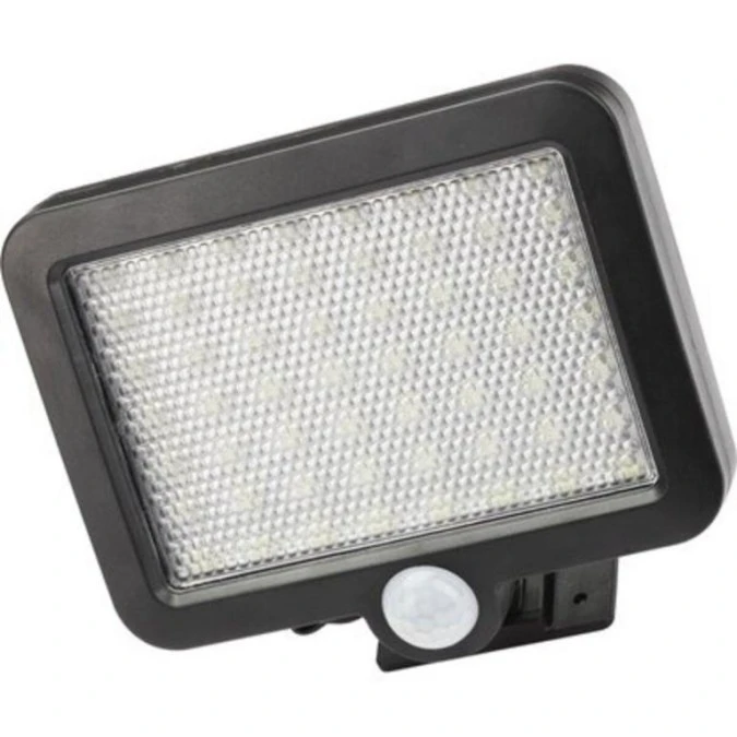 Naświetlacz z panelem solarnym 3W LED, 300lm, 1500mAh czujnik ruchu 5m, 120st/czujnik zmierzchu, przewód 5m, czarna / 72290 - obrazek 2
