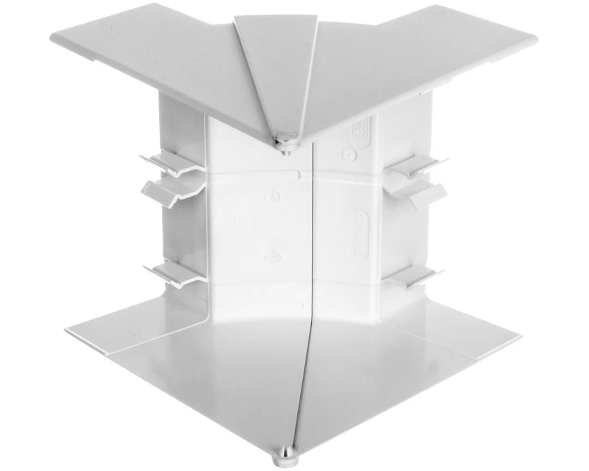 Naroże wewnętrzne ruchome RAPID 45‑2 140x145x145 GK‑IH53130RW białe 6113250 - obrazek 2