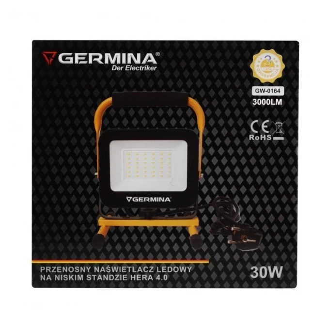 Naświetlacz na niskim standzie 30W Hera 4.0 GW‑0164 - obrazek 2