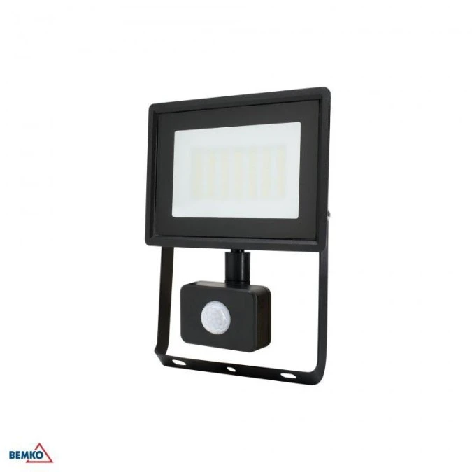 Naświetlacz LED SMD KASTEL2 30W 4000K 2520lm IP65 czarny z czujnikiem ruchu C64‑S‑LFK2‑030BL‑4K - obrazek 1