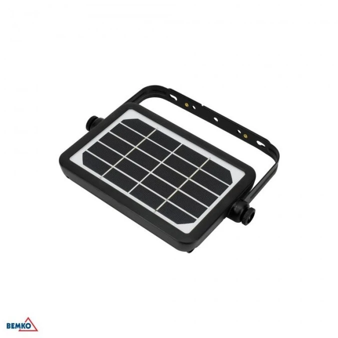 NAŚWIETLACZ SOLARNY LED SOLEN 5W 500LM 4000K IP65 CZARNY CZ. PIR C83‑SON‑005BL‑4K‑PIR - obrazek 3
