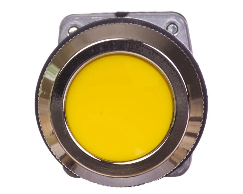 Napęd przycisku sterowniczego 30mm żółty IP55 z samopowrotem W0‑N‑NEF30WK‑KG - obrazek 1