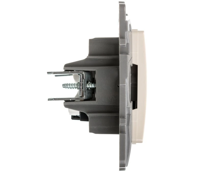NILOE Gniazdo teleinformatyczne RJ11+ RJ45 kat.5 UTP kremowe 764670 - obrazek 3