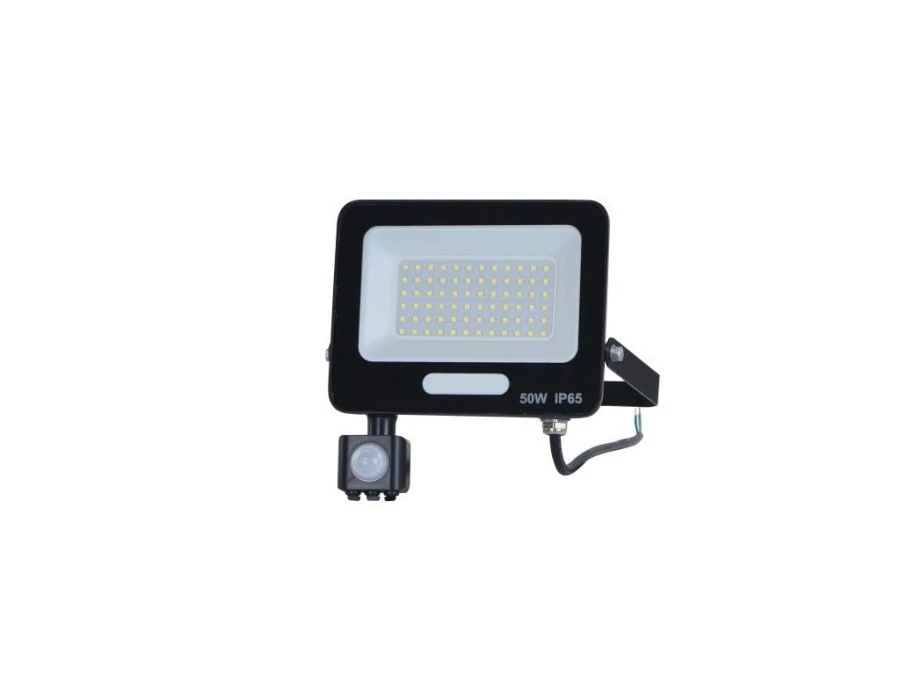 Naświetlacz projektor LED 50W 5000lm 4000K IP65 PIR czujnik ruchu 120D - obrazek 2