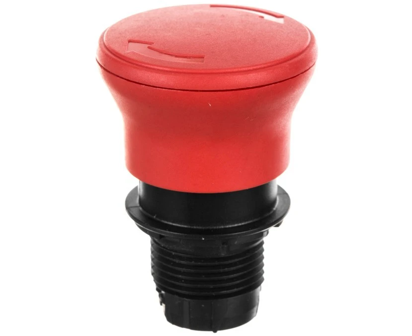 Napęd przycisku grzybkowego czerwony 40mm odblokowanie przez obrót LPCB6344 - obrazek 2