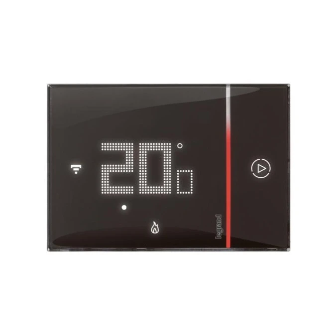 Netatmo Termostat Smarther 2 płaski czarny 049039