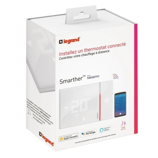 Netatmo Termostat Smarther 2 natynkowy biały 049040 - obrazek 2