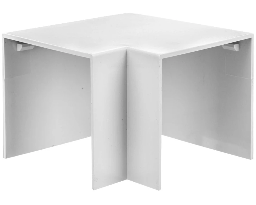 Narożnik do kanałów kablowych płaski AP 60x60 biały ECAP6060B - obrazek 2