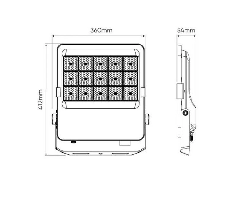 Naświetlacz projektor LED na boisko orlik Floodlight 150W 3000K 4000K 5000K 140lm/W 21000lm 120st. 5 lat gwar. - obrazek 2