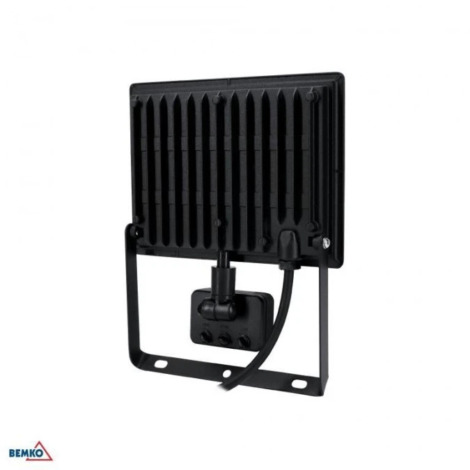 Naświetlacz LED SMD KASTEL2 50W 4000K 4280lm IP65 czarny z czujnikiem ruchu C64‑S‑LFK2‑050BL‑4K - obrazek 2
