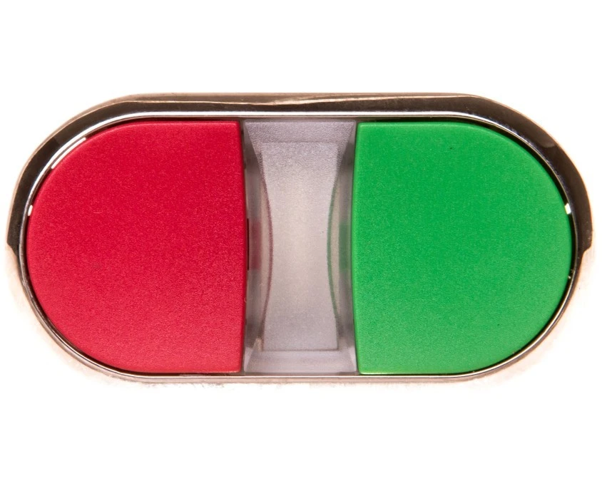 Napęd przycisku podwójnego 22mm zielony i czerwony metalowy IP69k Sirius ACT 3SU1050‑3AB42‑0AA0 - obrazek 2