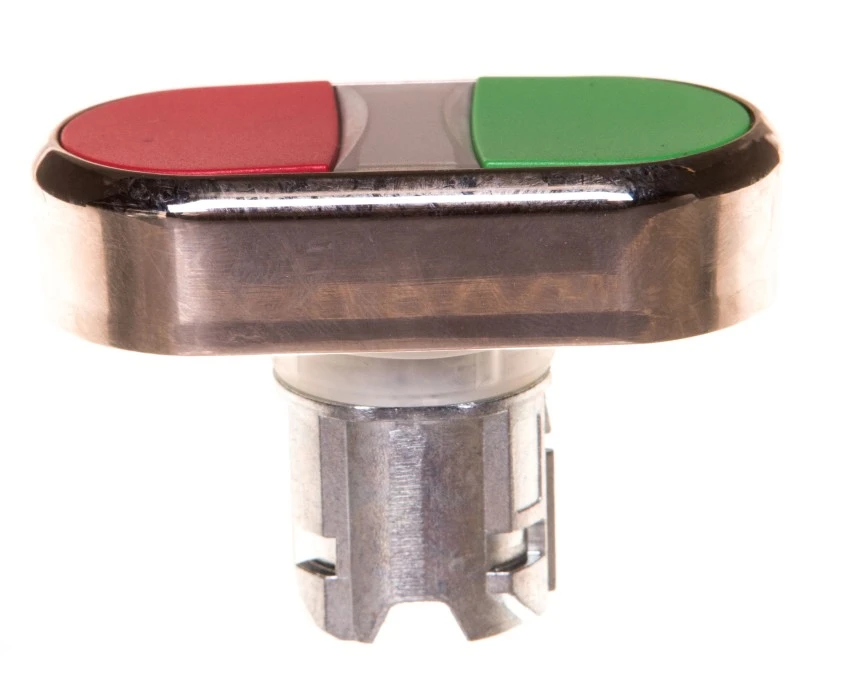 Napęd przycisku podwójnego 22mm zielony i czerwony metalowy IP69k Sirius ACT 3SU1050‑3AB42‑0AA0 - obrazek 1