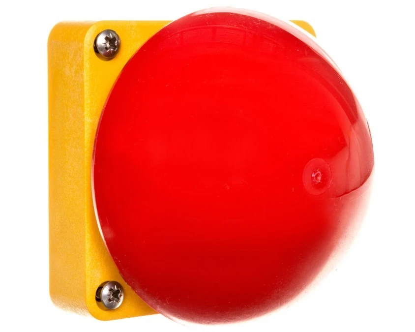 Napęd przycisku grzybkowego dłoniowego czarny IP67 żółto‑czerwony FAK‑R/V/Y 229755 - obrazek 2