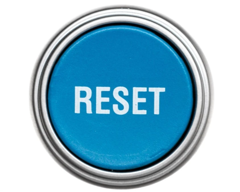 Napęd przycisku niebieski /RESET/ z samopowrotem LPCB1196 - obrazek 1