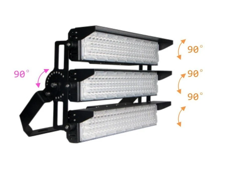Naświetlacz LED Lugal 170 lm/W 1000W 5000K Philips Driver Lampa Stadionowa - obrazek 3