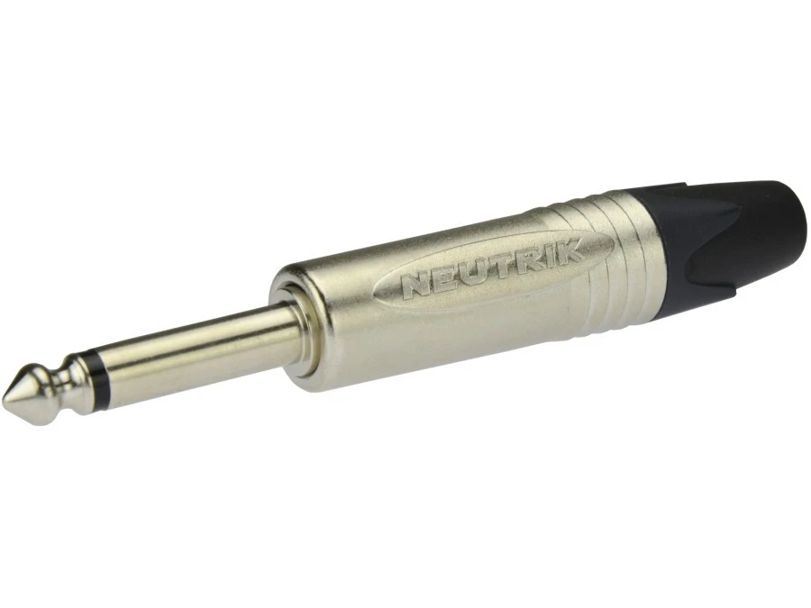 NEUTRIK Wtyk instrumentalny Jack 6,3mm Mono na kabel do 7,0mm niklowany NP2X - obrazek 1