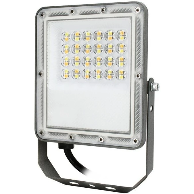Naświetlacz LED PRAJNA 20W 1800lm 3000‑4000‑6500K IP65 szary KAFLER - obrazek 1