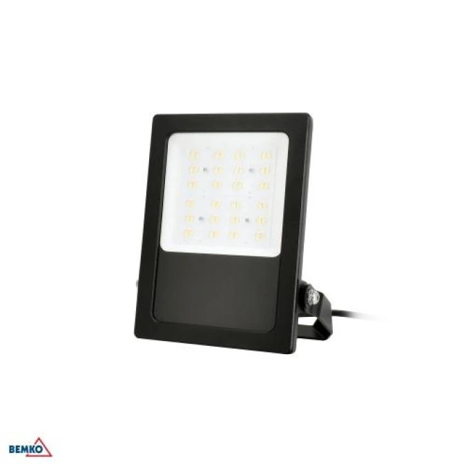 naświetlacz led TESSA 50W 3000/4000/5000K 7500LM IP66 90X90 RAL9017 C66‑LFT‑050BL‑CCT‑9090 - obrazek 1