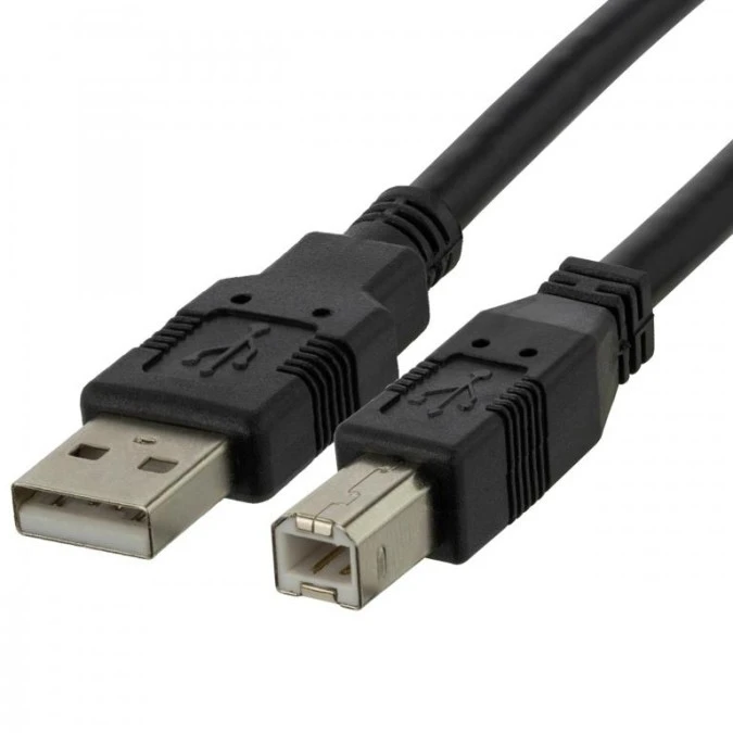 NEKU Kabel drukarkowy USB 2.0 A / B (wtyk / wtyk) czarny 1,8m - obrazek 3