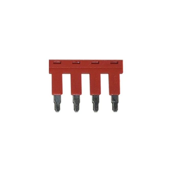 Mostek grzebieniowy OPK 16mm2 czerwony 4 polowy, T0‑1957‑1060138 - obrazek 1