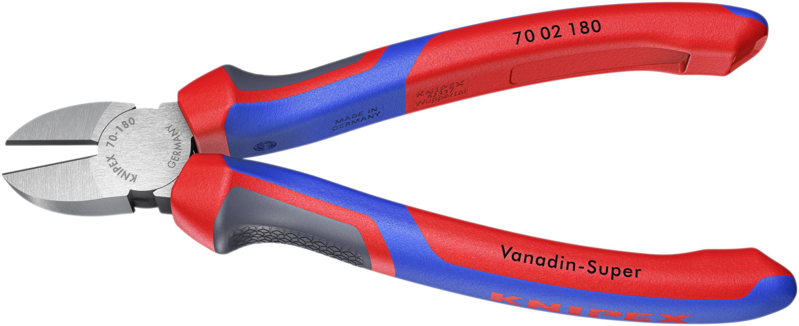 Szczypce boczne Knipex 70 02 180, 180 mm, 62 HRC, do warsztatu - obrazek 1