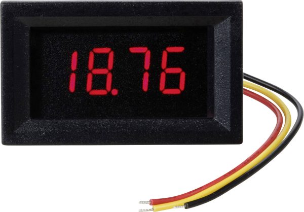 TRU COMPONENTS TC-VL4D-RED Miernik panelowy, cyfrowy